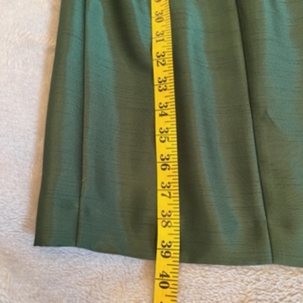Tahari Arthur S Levine Women's Dress Size 12 Green - Picture 8 of 11